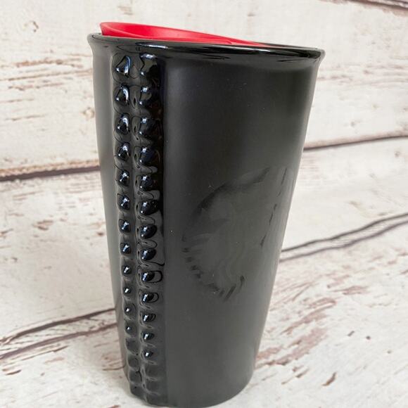 STARBUCKS Black and Red Studded Grande Tumbler - Picture 2 of 5